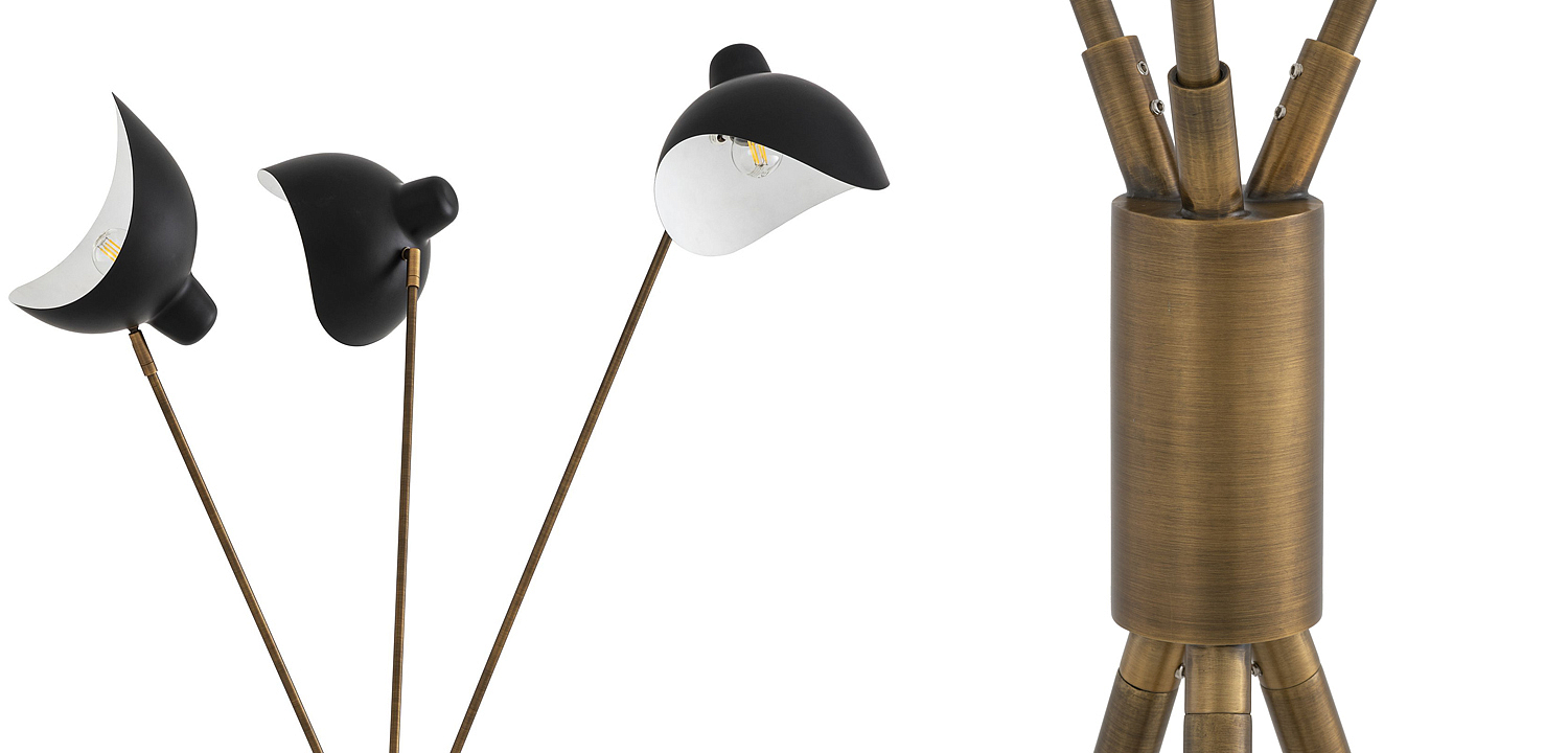 Торшер Eichholtz Floor Lamp Costner Торшер Eichholtz Floor Lamp Costner - Loft-Concept в Рязани