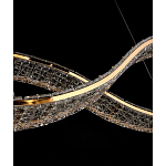 Люстра волнистой формы с фактурным хрустальным плафоном Light Delight варинант исполнения - 6 | Loft Concept в Рязани