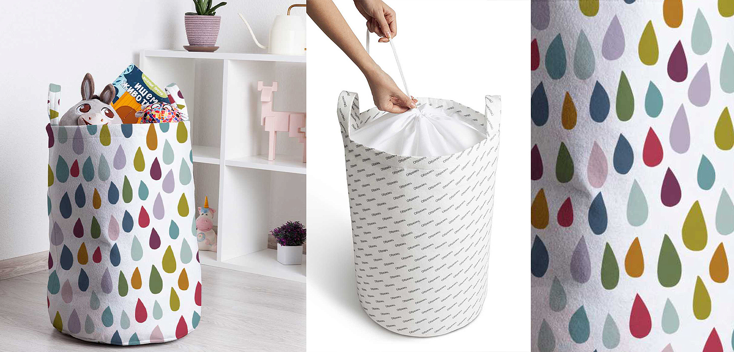 Корзина Drops Pattern Basket Корзина Drops Pattern Basket - Loft-Concept в Рязани