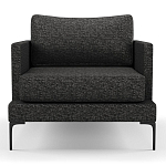 Мебельная ткань Шенилл темно-серый цвет 138 см T4-40 варинант исполнения - 6 | Loft Concept в Рязани