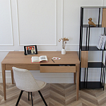 Стол письменный прямоугольный с 2-мя ящиками из массива дуба Type oak варинант исполнения - 8 | Loft Concept в Рязани