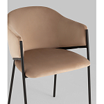 Стул Brace велюр капучино варинант исполнения - 2 | Loft Concept в Рязани