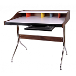 Письменный стол с 2-мя чёрными выдвижными ящиками и нишей с цветными разделителями Ballan варинант исполнения - 1 | Loft Concept в Рязани