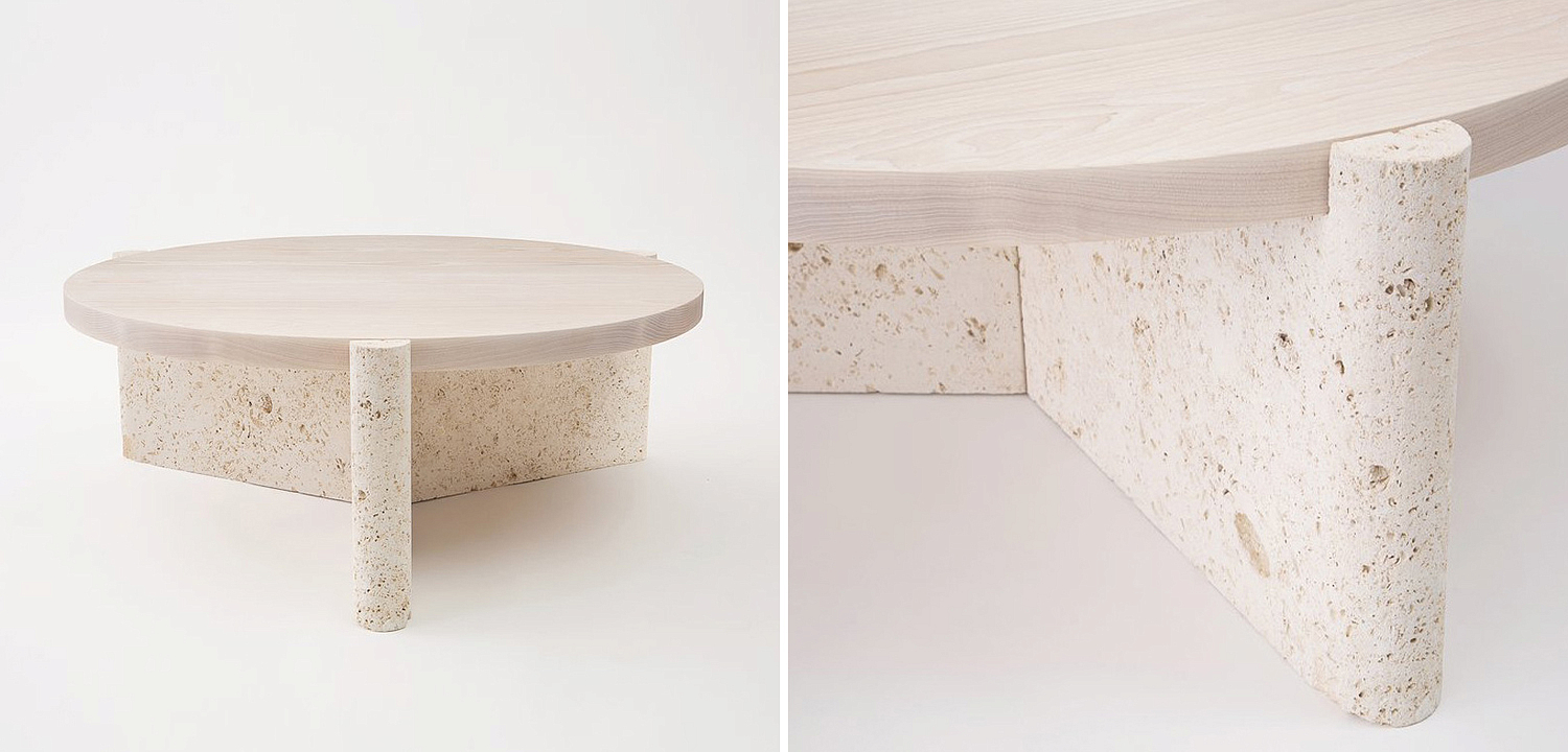 Кофейный стол Isla Travertine Coffee Table Кофейный стол Isla Travertine Coffee Table - Loft-Concept в Рязани