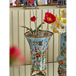 Ваза со стрекозой из фарфора с бронзовыми элементами Paradise Dragonfly варинант исполнения - 5 | Loft Concept в Рязани