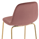 Барный стул на золотистых ножках VENDRAMIN Pink варинант исполнения - 7 | Loft Concept в Рязани