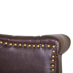 Диван из натуральной кожи на 4-х деревянных ножках из массива бука Thomas Seating brown варинант исполнения - 5 | Loft Concept в Рязани