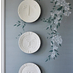 Обои ручная роспись Jasmine Standard colourway on Wood Ash slub silk варинант исполнения - 3 | Loft Concept в Рязани