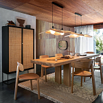 Шкаф с 2-мя дверцами из ротанга ручной работы Fuse Wicker Furniture варинант исполнения - 6 | Loft Concept в Рязани