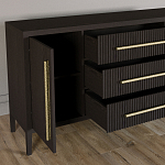 Буфет Primo с тремя ящиками и двумя фасадами Темный орех варинант исполнения - 6 | Loft Concept в Рязани