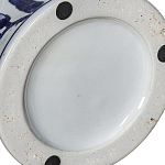 Ваза с бело-синей росписью и изображением цветов Blue & White Ornament варинант исполнения - 2 | Loft Concept в Рязани