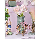 Ваза с птицами и цветами из фарфора с бронзовыми элементами Garden of Eden варинант исполнения - 5 | Loft Concept в Рязани