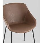 Стул Ashby экокожа светло-коричневый варинант исполнения - 3 | Loft Concept в Рязани