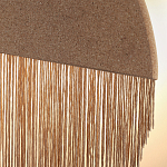 Бра круглое натуральная пробка с бахромой Natural Cork варинант исполнения - 2 | Loft Concept в Рязани