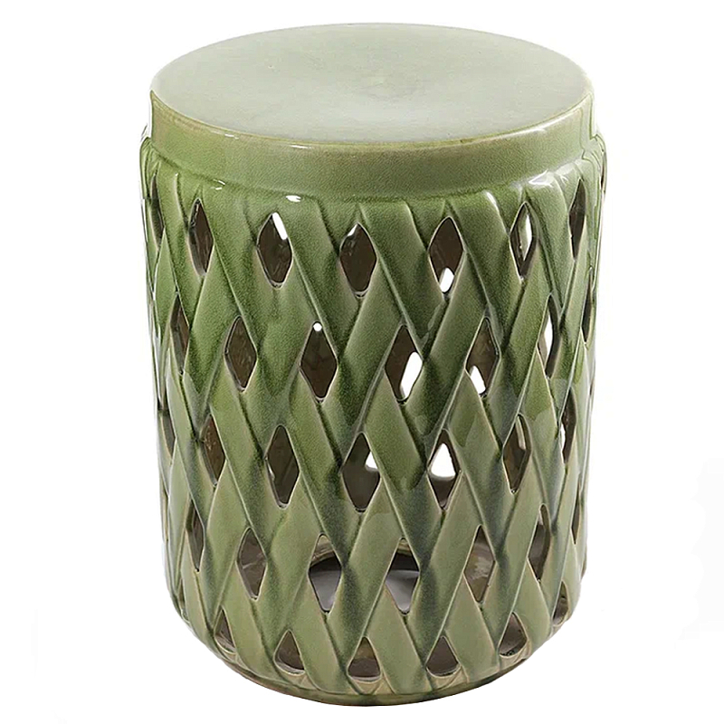 Керамический табурет Ceramic Chair Light Green Зеленый Керамический табурет Ceramic Chair Light Green Зеленый в Рязани | Loft Concept