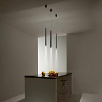 Подвсеной светильник светодиодный металлический цилиндрической формы Высота 80см Trumpet tube варинант исполнения - 9 | Loft Concept в Рязани