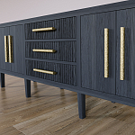 Большая VT-тумба Primo шпон Черный дуб варинант исполнения - 4 | Loft Concept в Рязани