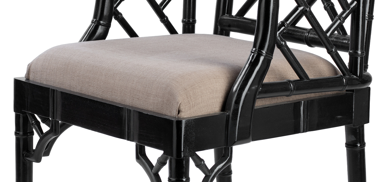 Black Chippendale Arm Chair Black Chippendale Arm Chair - Loft-Concept в Рязани