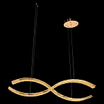 Люстра волнистой формы с фактурным хрустальным плафоном Light Delight варинант исполнения - 3 | Loft Concept в Рязани