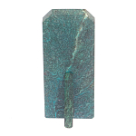 Часы погон ВС подарочные настольные из натурального камня Змеевик Military Clock варинант исполнения - 3 | Loft Concept в Рязани