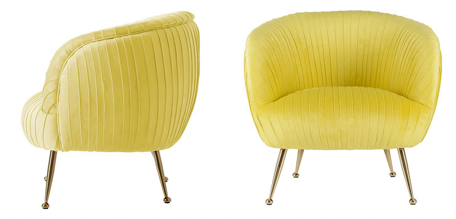 Кресло SOUFFLE CHAIR yellow Кресло SOUFFLE CHAIR yellow - Loft-Concept в Рязани