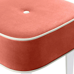 Квадратный мягкий пуф на белых ножках Winton Pouf Square варинант исполнения - 16 | Loft Concept в Рязани