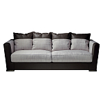 Элитарный современный диван Birmingham с кожаными вставками  варинант исполнения - 1 | Loft Concept в Рязани