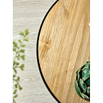 Приставной столик с факутрным черным основанием Ethiopia варинант исполнения - 4 | Loft Concept в Рязани