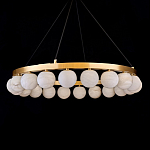 Люстра круглая с сферическими плафонами из натурального камня Phased Spheres варинант исполнения - 2 | Loft Concept в Рязани