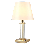 Настольная лампа с белым тканевым абажуром в форме конуса Laurent варинант исполнения - 6 | Loft Concept в Рязани