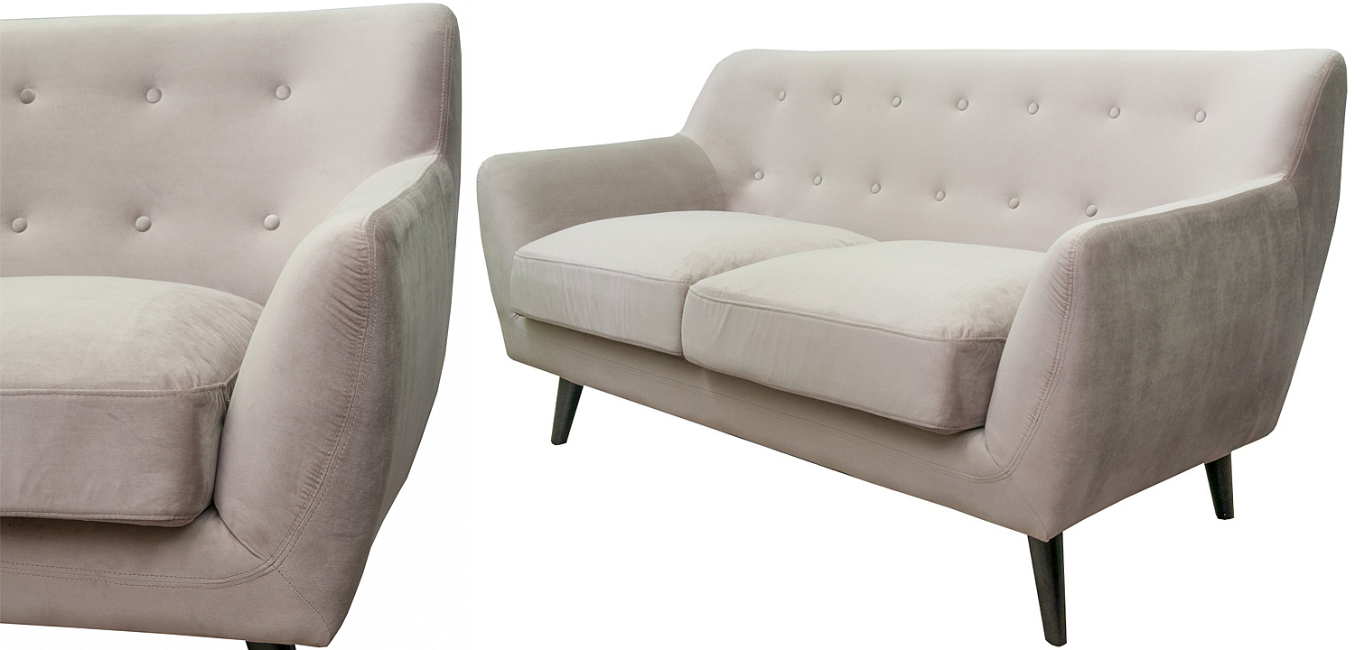 Диван Amantea Sofa beige velour Диван Amantea Sofa beige velour - Loft-Concept в Рязани