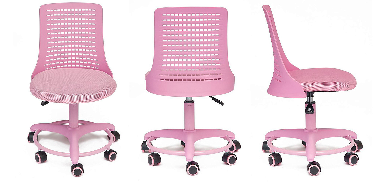 Кресло Bright Kiddie Office Chair pink Кресло Bright Kiddie Office Chair pink - Loft-Concept в Рязани