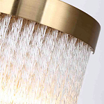 Бра с прозрачными стеклянными трубочками и металлическим основанием Nembus варинант исполнения - 3 | Loft Concept в Рязани