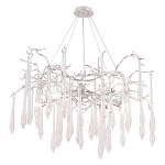 Люстра подвесная с прозрачными подвесками в форме капель Droplet Chandelier варинант исполнения - 4 | Loft Concept в Рязани