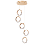 Люстра светодиодная Golden Shackle варинант исполнения - 3 | Loft Concept в Рязани