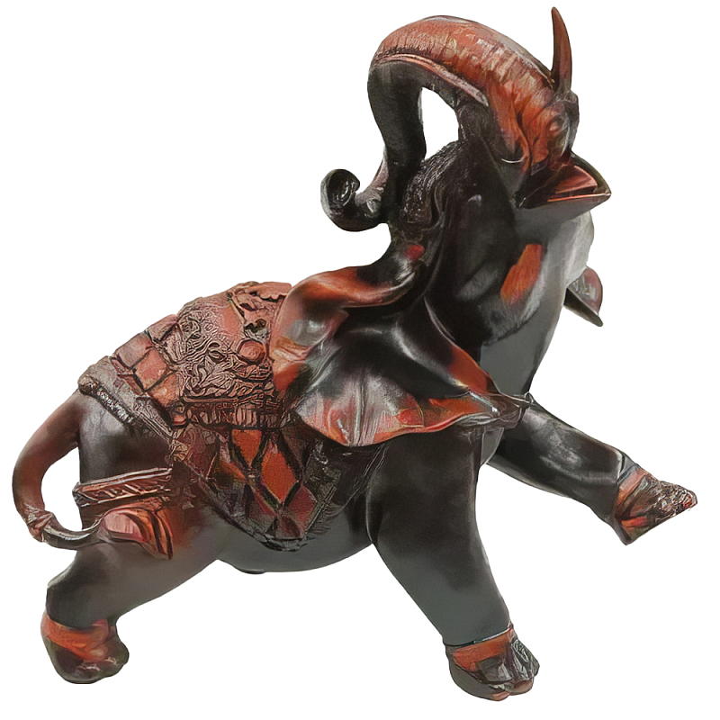 Статуэтка в виде слона Happy Elephant Коричневый Статуэтка в виде слона Happy Elephant Коричневый в Рязани | Loft Concept