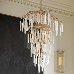 Люстра многоярусная с трубчатыми подвесками Dripping Crystals варинант исполнения - 5 | Loft Concept в Рязани