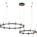 Люстра подвесная с цилиндрическими плафонами на двух круглых подвесах  Arnaut Light варинант исполнения - 2 | Loft Concept в Рязани