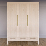 Большой Шкаф Primo Светлый дуб с 3 дверьми и 3 выдвижными ящиками варинант исполнения - 1 | Loft Concept в Рязани