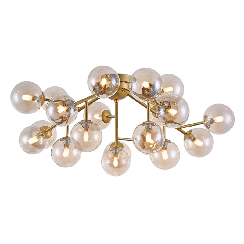 Потолочный светильник Dallas G9X20 Золотой Черный в Рязани | Loft Concept 