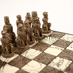 Шахматы  из  камня Cargador del Tiempo Chess Мексика ручная работа варинант исполнения - 3 | Loft Concept в Рязани