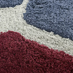 Чехол на подушку с рисунком серо-синего цвета Elan Textured варинант исполнения - 4 | Loft Concept в Рязани