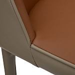 Стул барный с терракотовой обивкой из экокожи Spectacular High Chair варинант исполнения - 3 | Loft Concept в Рязани