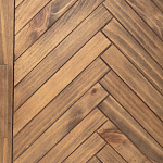 Шкаф из массива сосны с орнаментом "Ёлочка" Geometric Ornament варинант исполнения - 5 | Loft Concept в Рязани