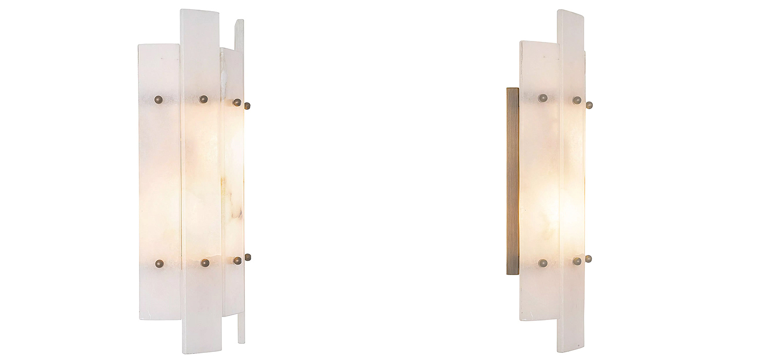 Бра Eichholtz Wall Lamp Caprera Alabaster Бра Eichholtz Wall Lamp Caprera Alabaster - Loft-Concept в Рязани