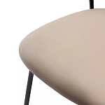 Стул Singer Chair без подлокотников светло-коричневый Велюр варинант исполнения - 5 | Loft Concept в Рязани