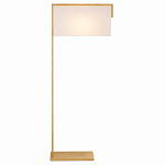 Торшер с прямоугольным абажуром на золотом металлическом каркасе Rectangular Plane  варинант исполнения - 4 | Loft Concept в Рязани
