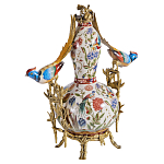 Ваза из фарфора с птицами и цветочной росписью Garden of Eden варинант исполнения - 1 | Loft Concept в Рязани