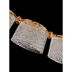 Люстра линейная с текстурными овальными абажурами Splendor Palace Style варинант исполнения - 4 | Loft Concept в Рязани