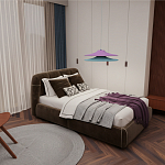 Подвесной вязаный светильник в двухцветном исполнении «Двойной Токио»  варинант исполнения - 3 | Loft Concept в Рязани